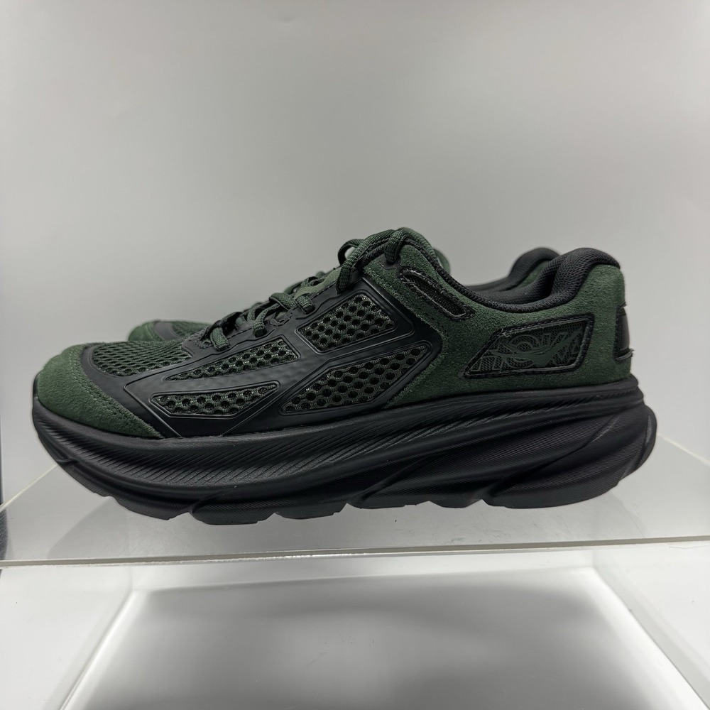 Brand New Hoka One One Clifton One9 1155370 FSTG Black Green Men 8.5 / Women 9.5